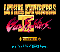 Lethal Enforcers II screenshot 2 for Sega Mega Drive